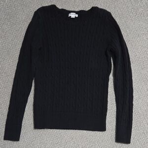 St. John's Bay Black Crew Neck Sweater